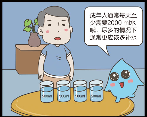 掌控糖尿病漫画-饮食篇喝水和多尿有关8