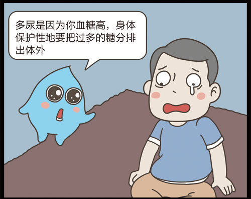 掌控糖尿病漫画-饮食篇喝水和多尿有关6